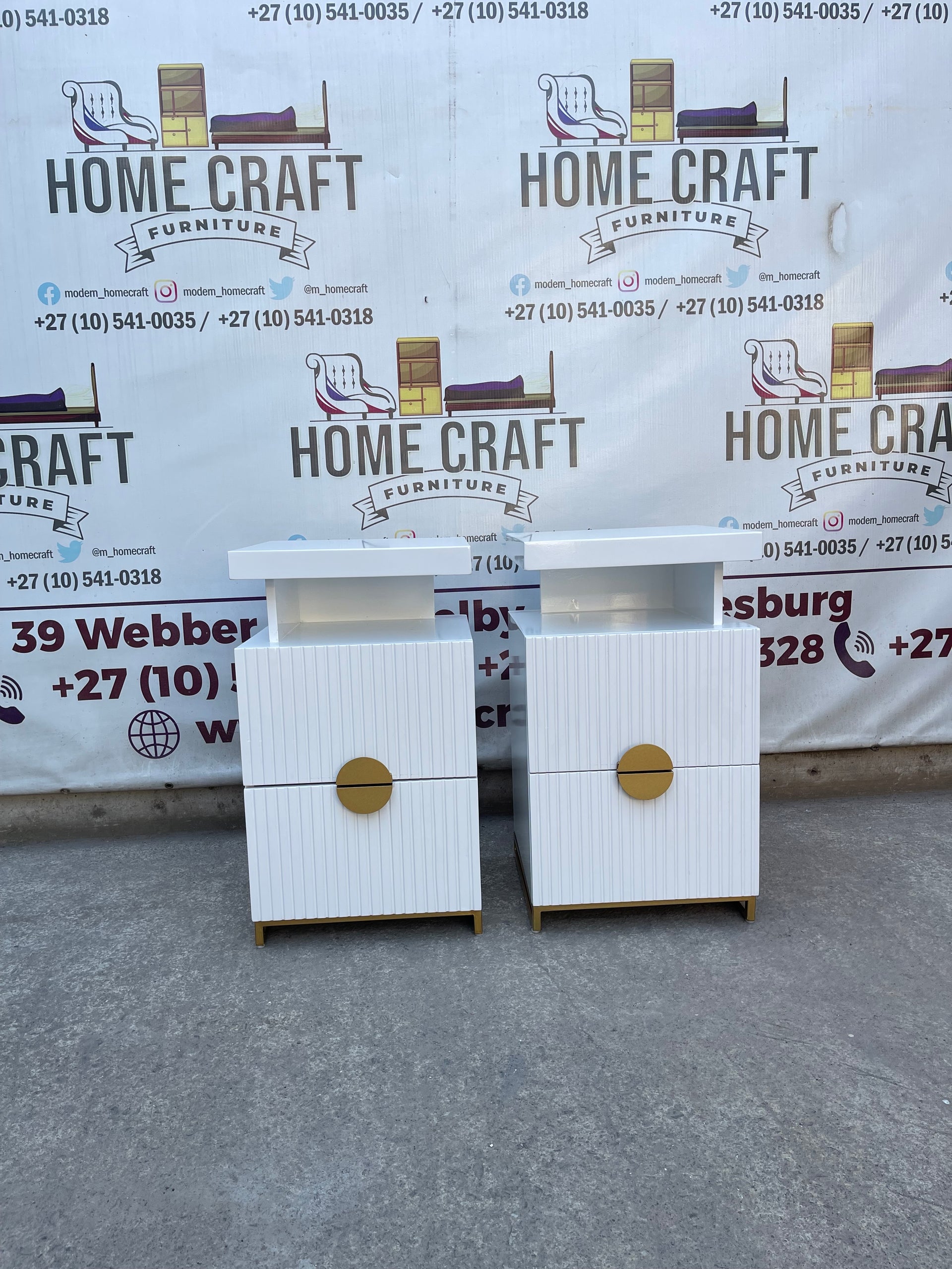 Khanyisa 2 Drawer Pedestals - Wood Veranda