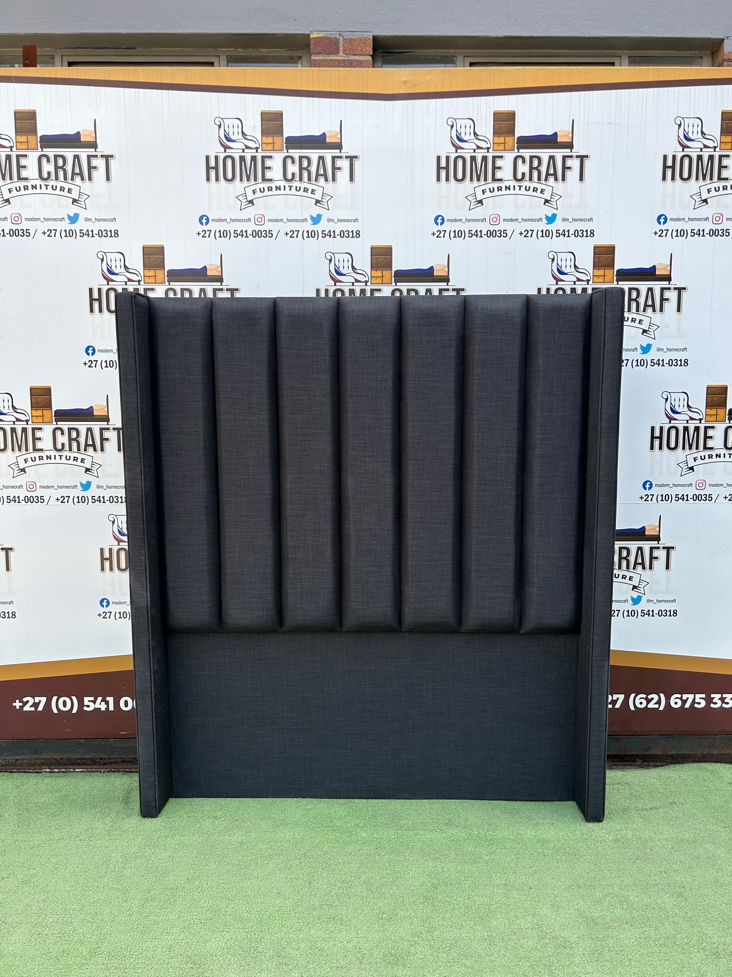 Straight Panels Headboard With Wings
