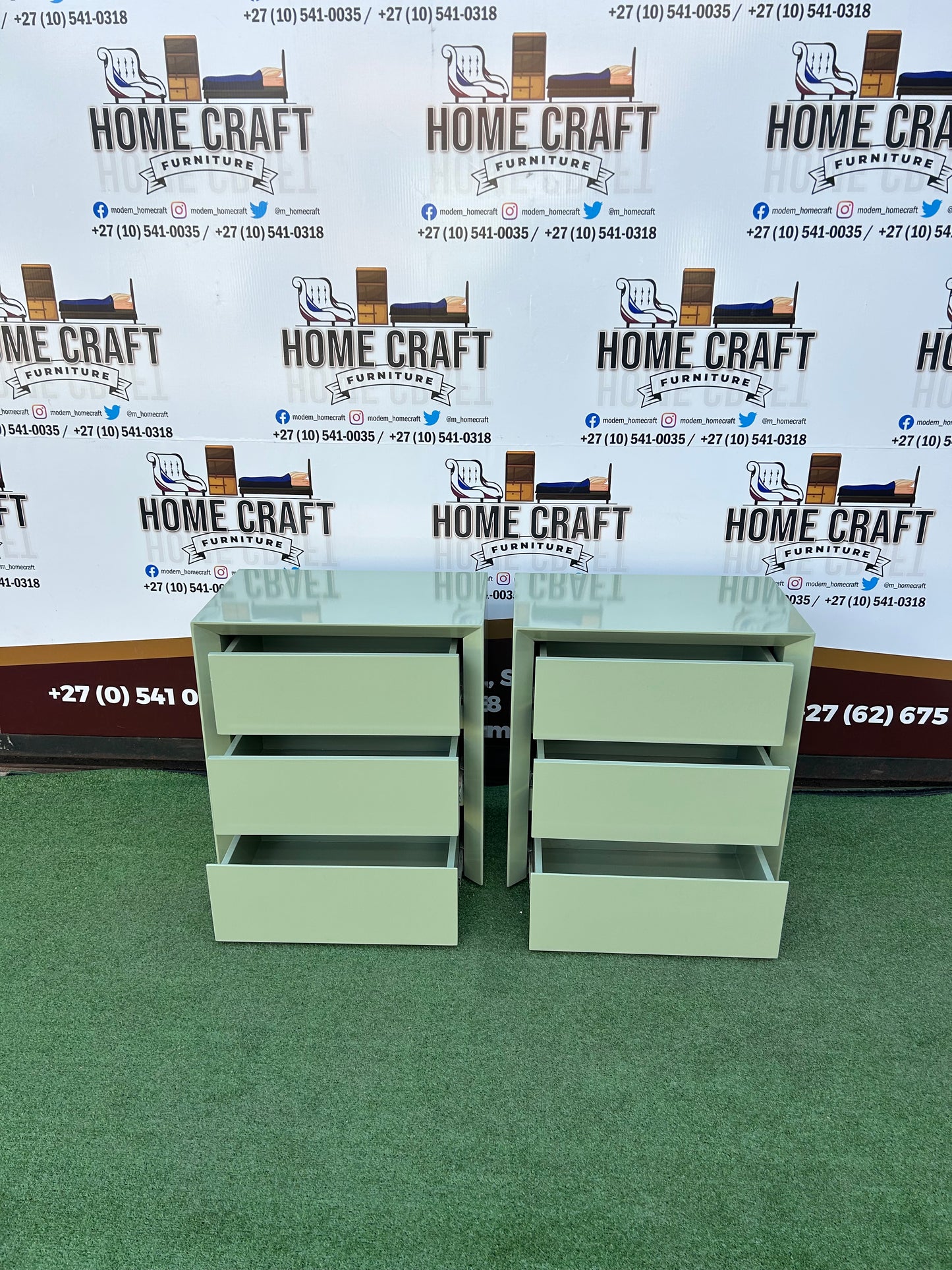 Cebile - 3 Drawer Pedestals x 2 Face