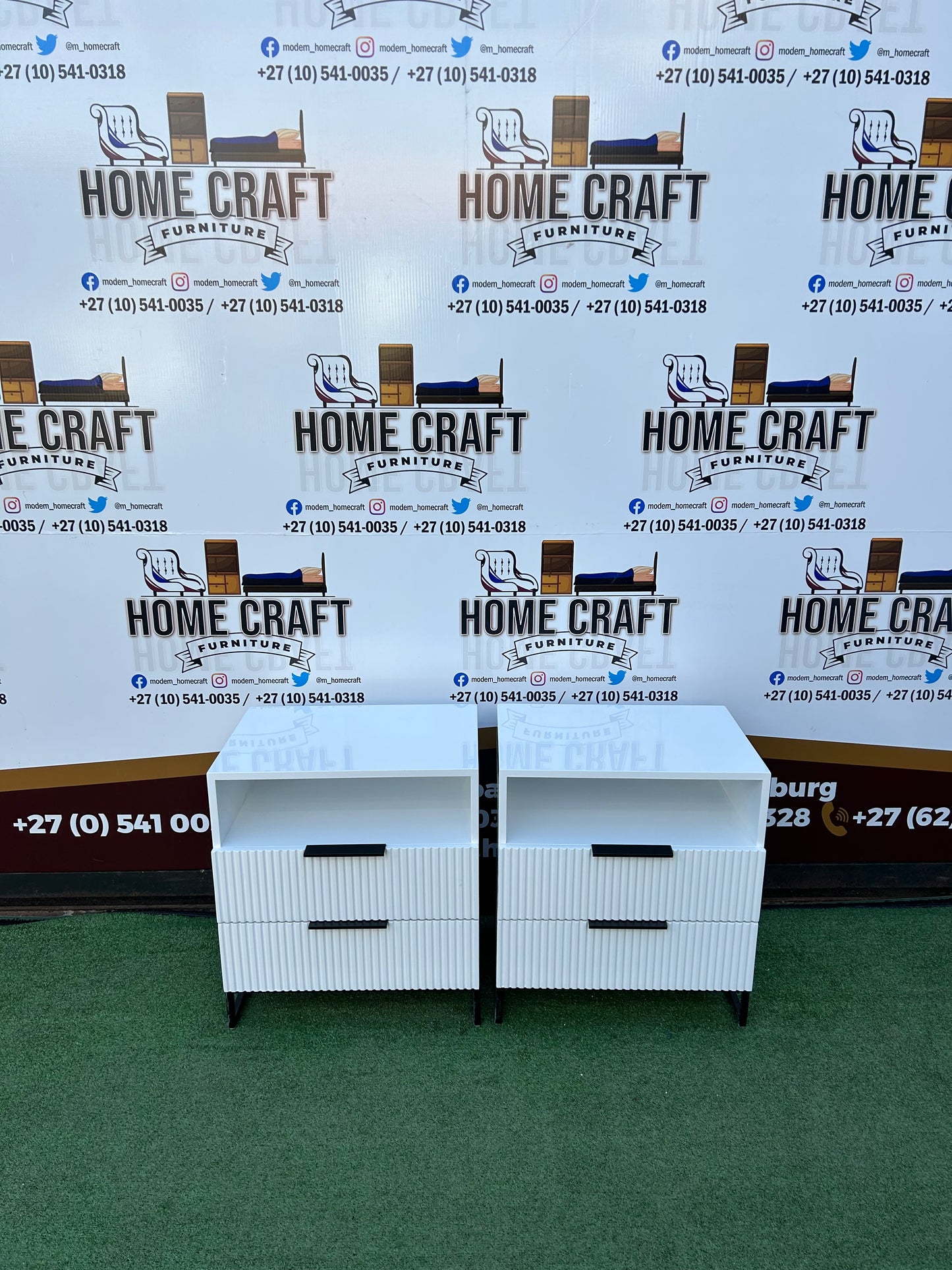 2 Drawer Pedestals x 2 (Top Shelf)