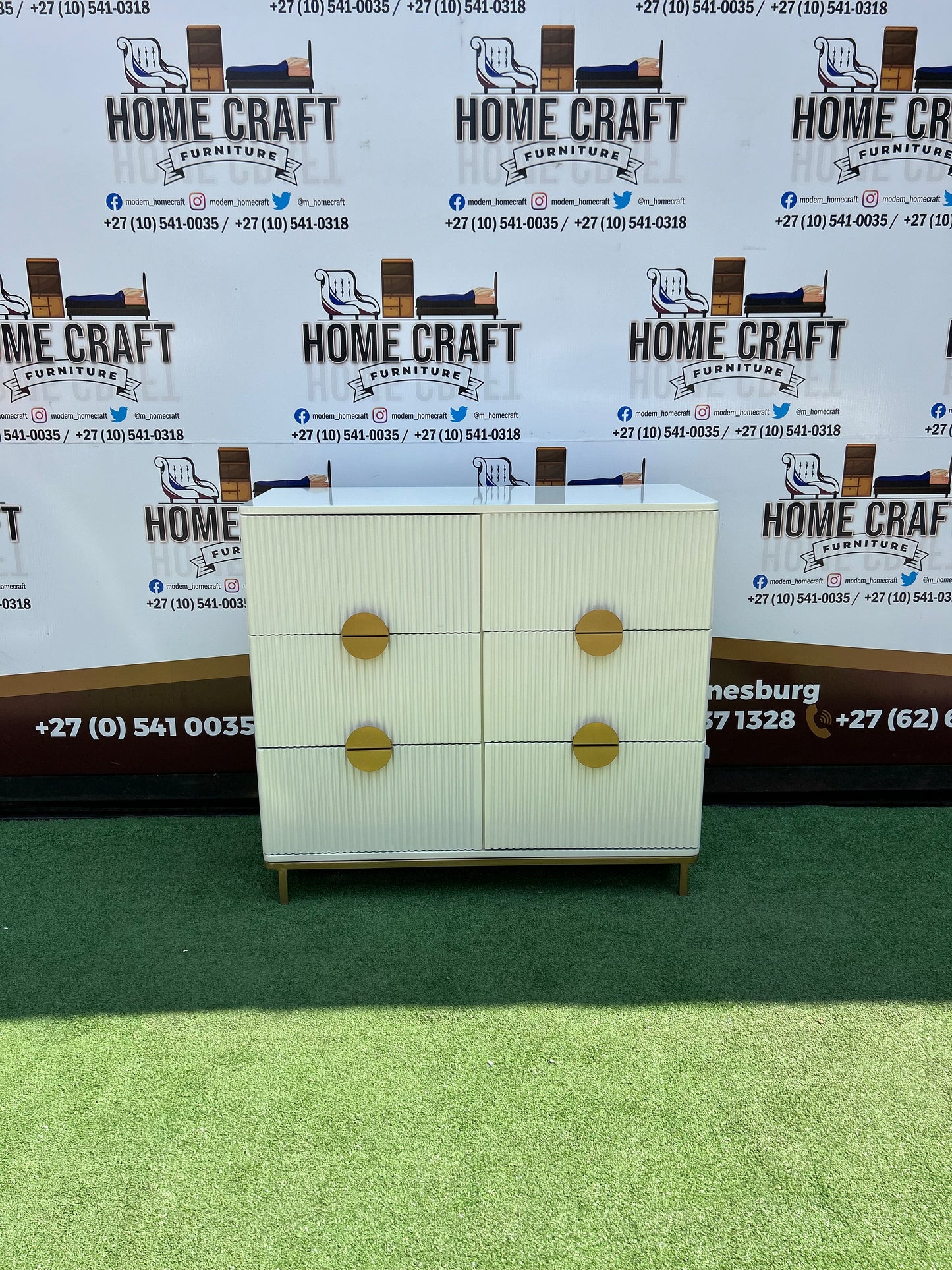 Chest of Drawers and Pedestals x2