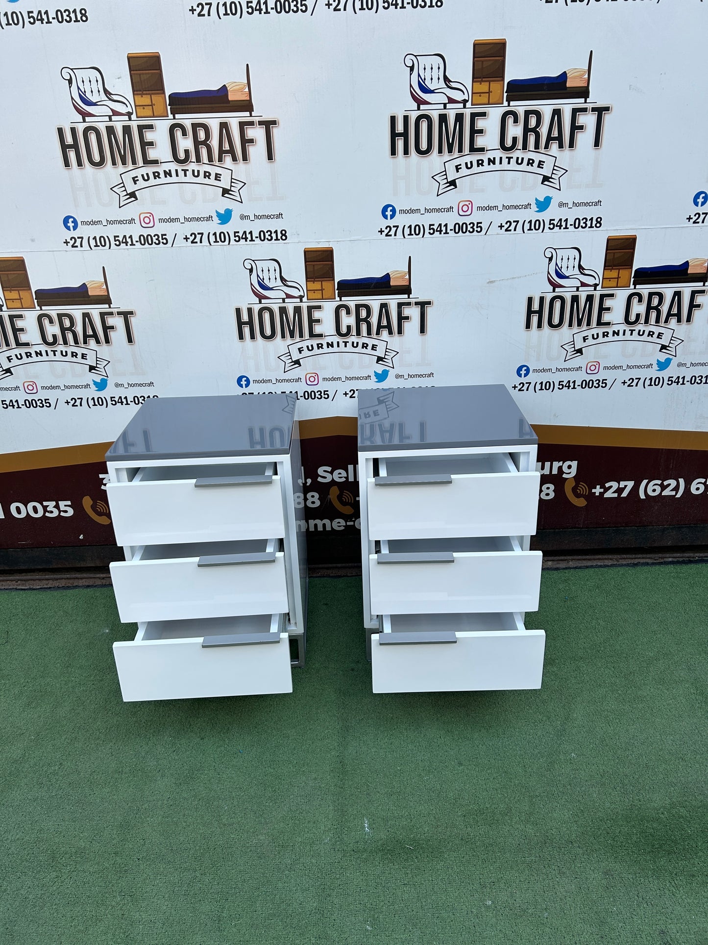 Uban - 3 Drawer Pedestals