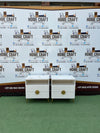2 Drawer Pedestals with Top shelf