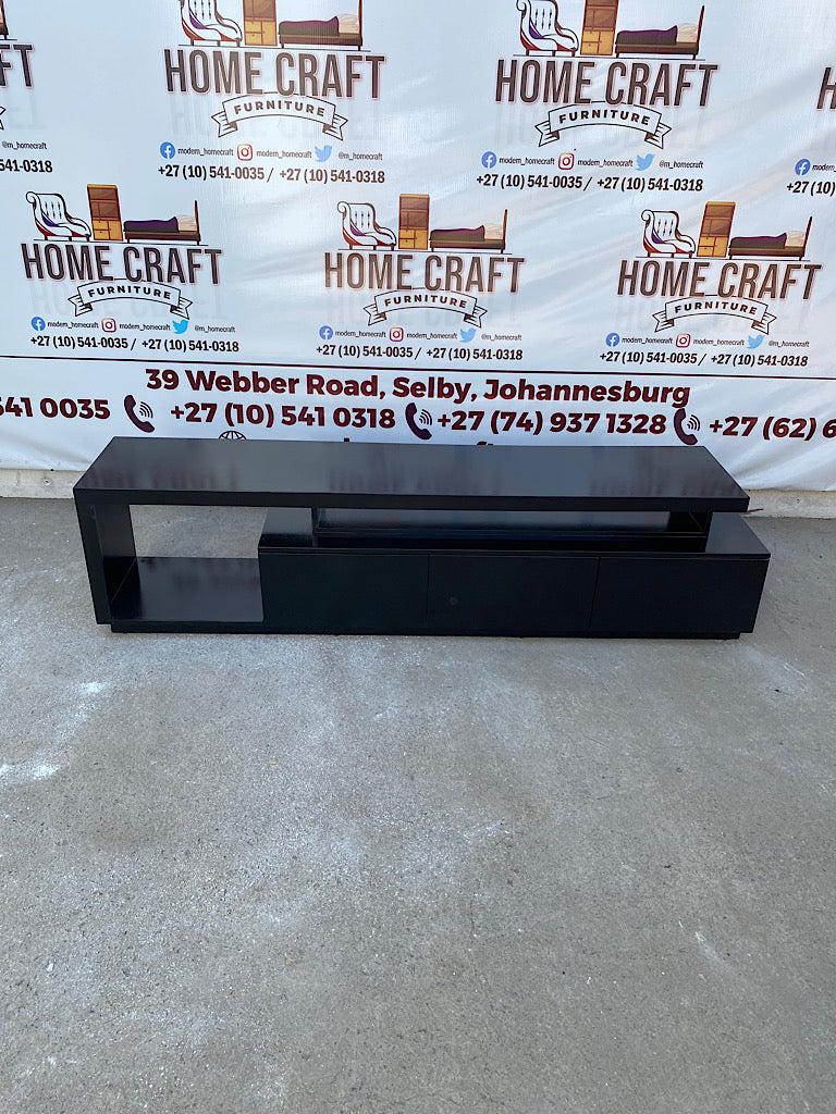 Roy 200 - Left or Right Sub Hoover Tv Stand - Black