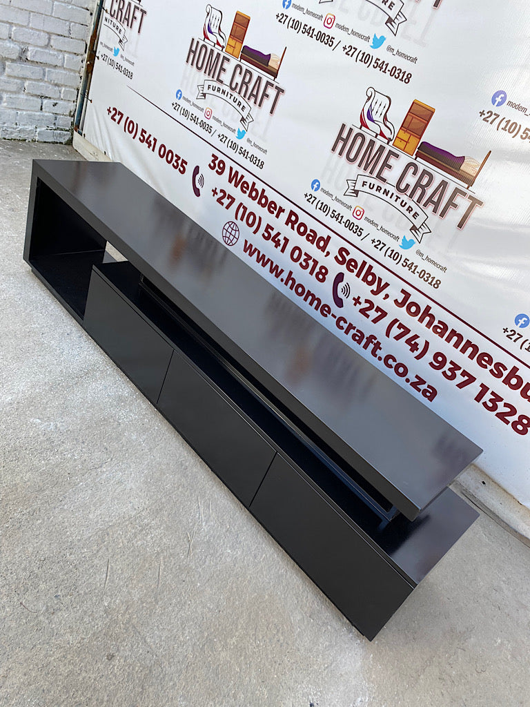 Roy 200 - Left or Right Sub Hoover Tv Stand - Black