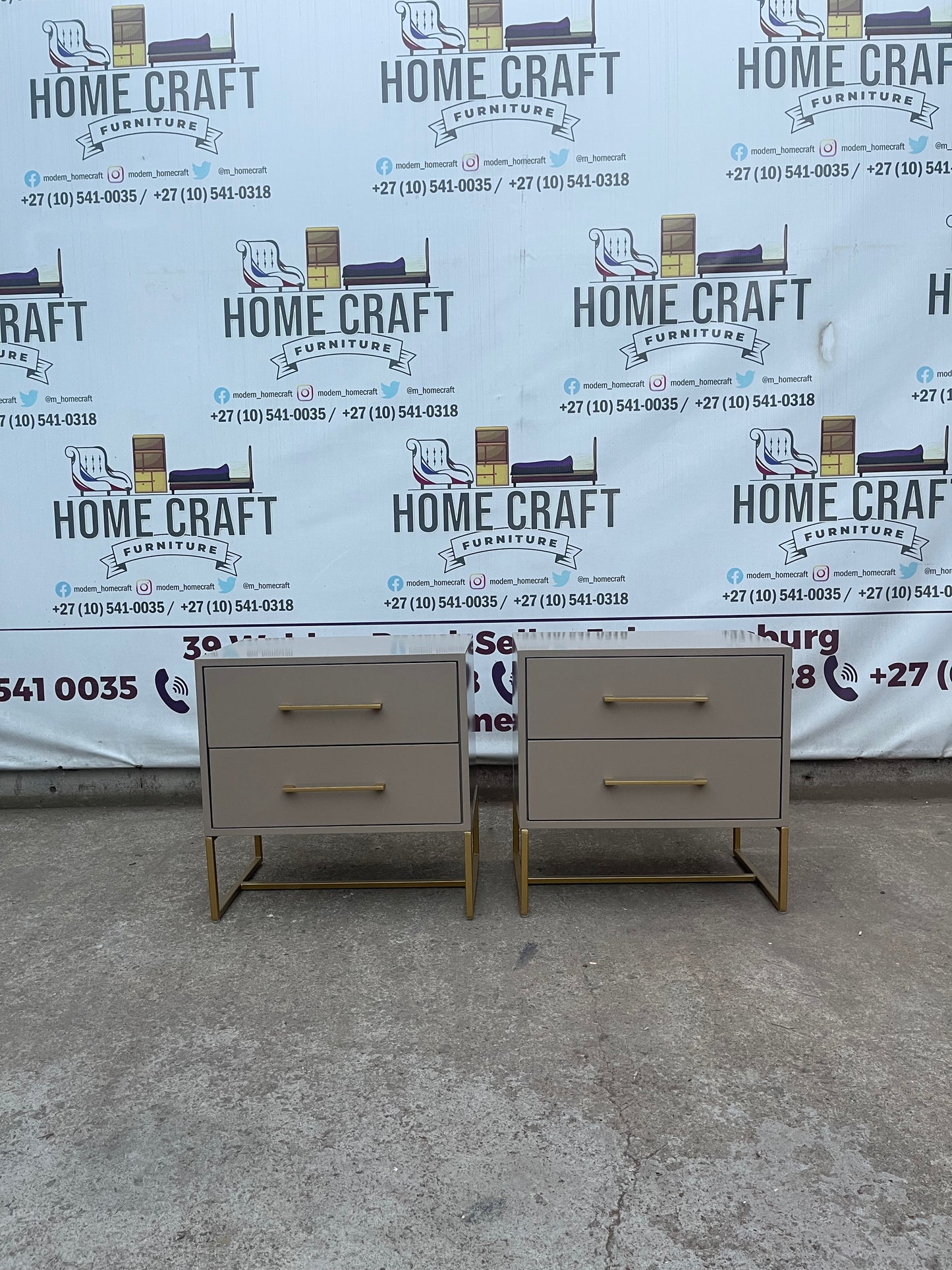 Abongile - 2 Drawer Pedestals x 2