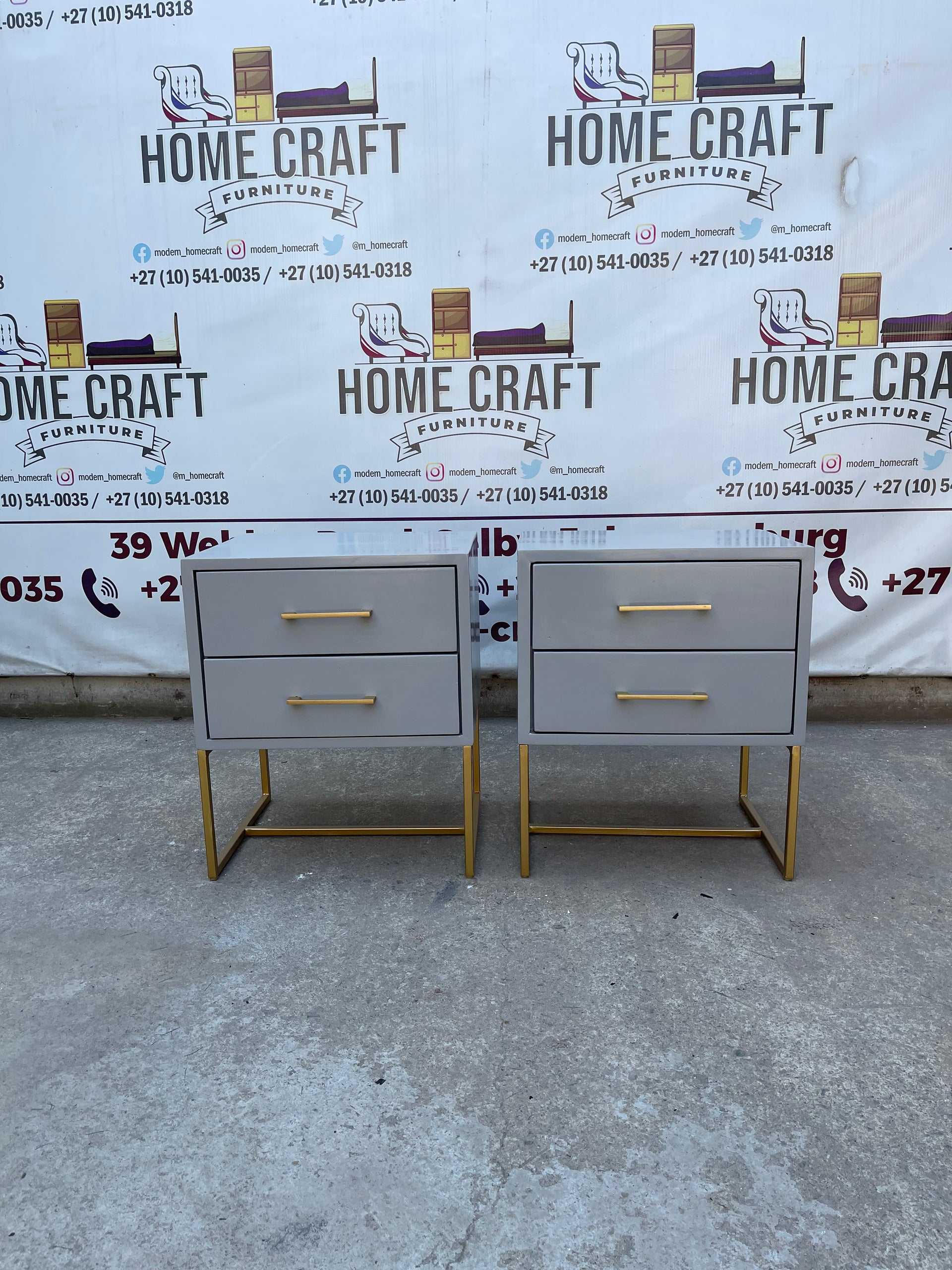 Annie - 2 Drawer Pedestals x 2