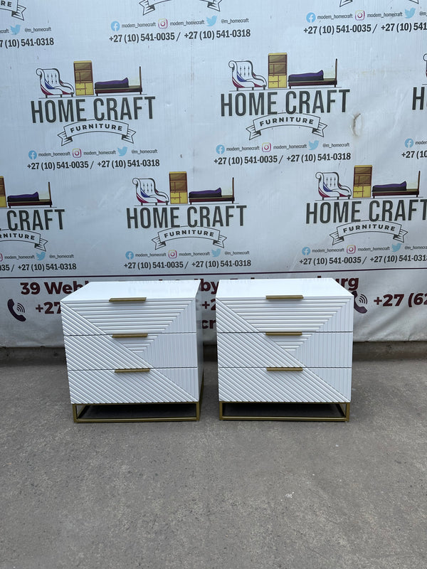 Diamond 3 Drawer Pedestals