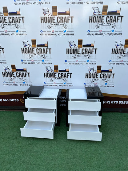 45 * 3 Drawer Pedestals - Wood Cover