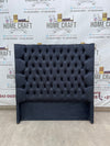Headboard With Curved Edges - Black