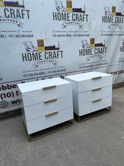 Diamond 3 Drawer Pedestals