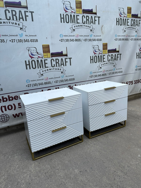Diamond 3 Drawer Pedestals