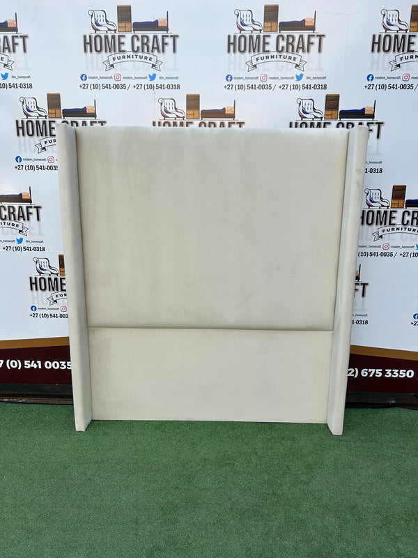 Queen Plain Headboard - Cream