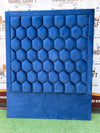 Queen Headboard Honeycomb - Blue
