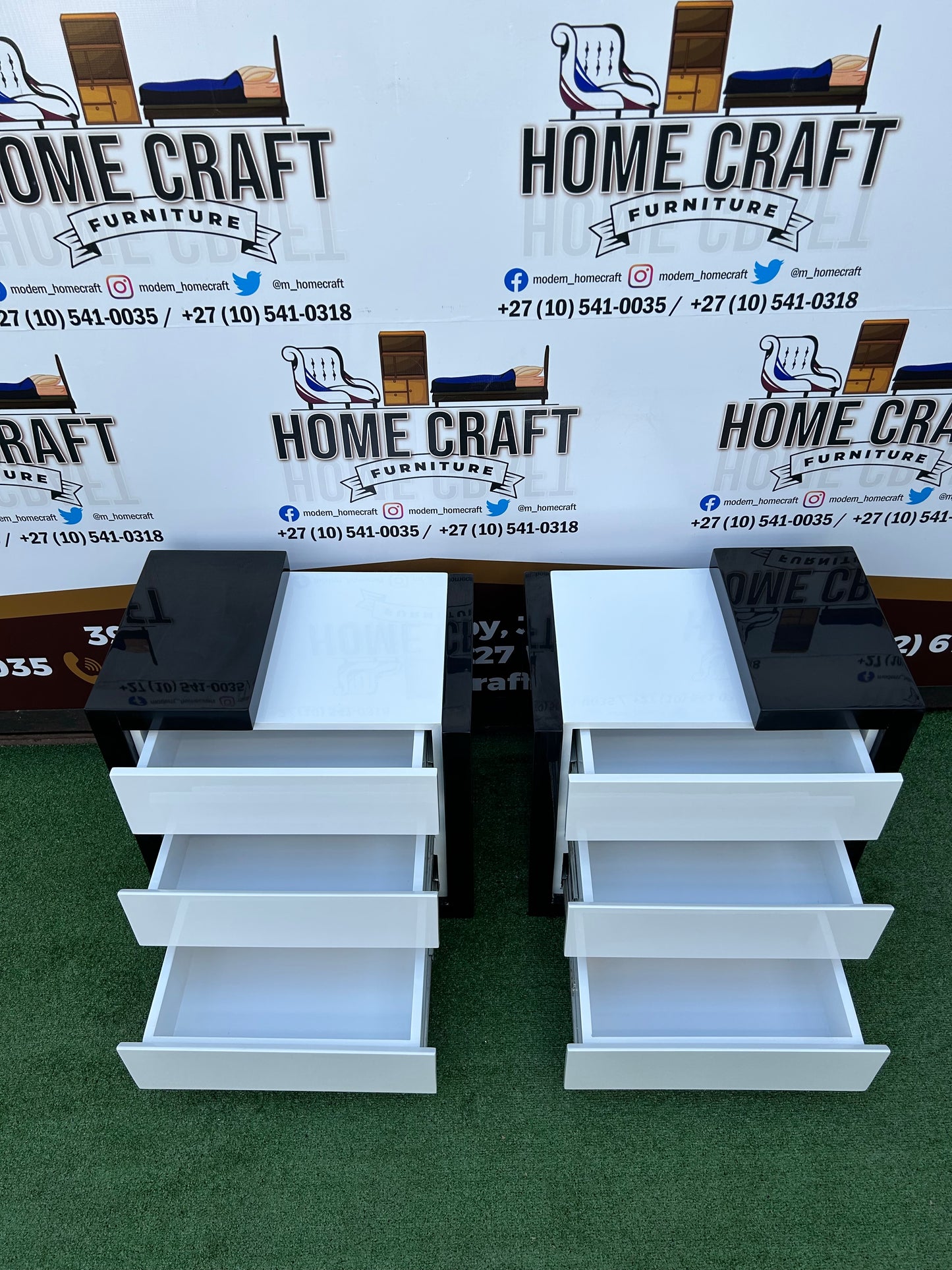 45 * 3 Drawer Pedestals - Wood Cover