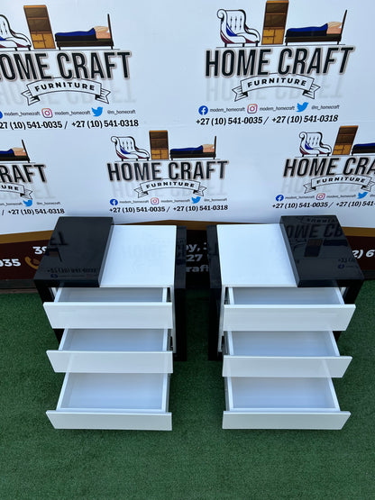 45 * 3 Drawer Pedestals - Wood Cover