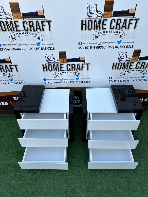 45 * 3 Drawer Pedestals - Wood Cover