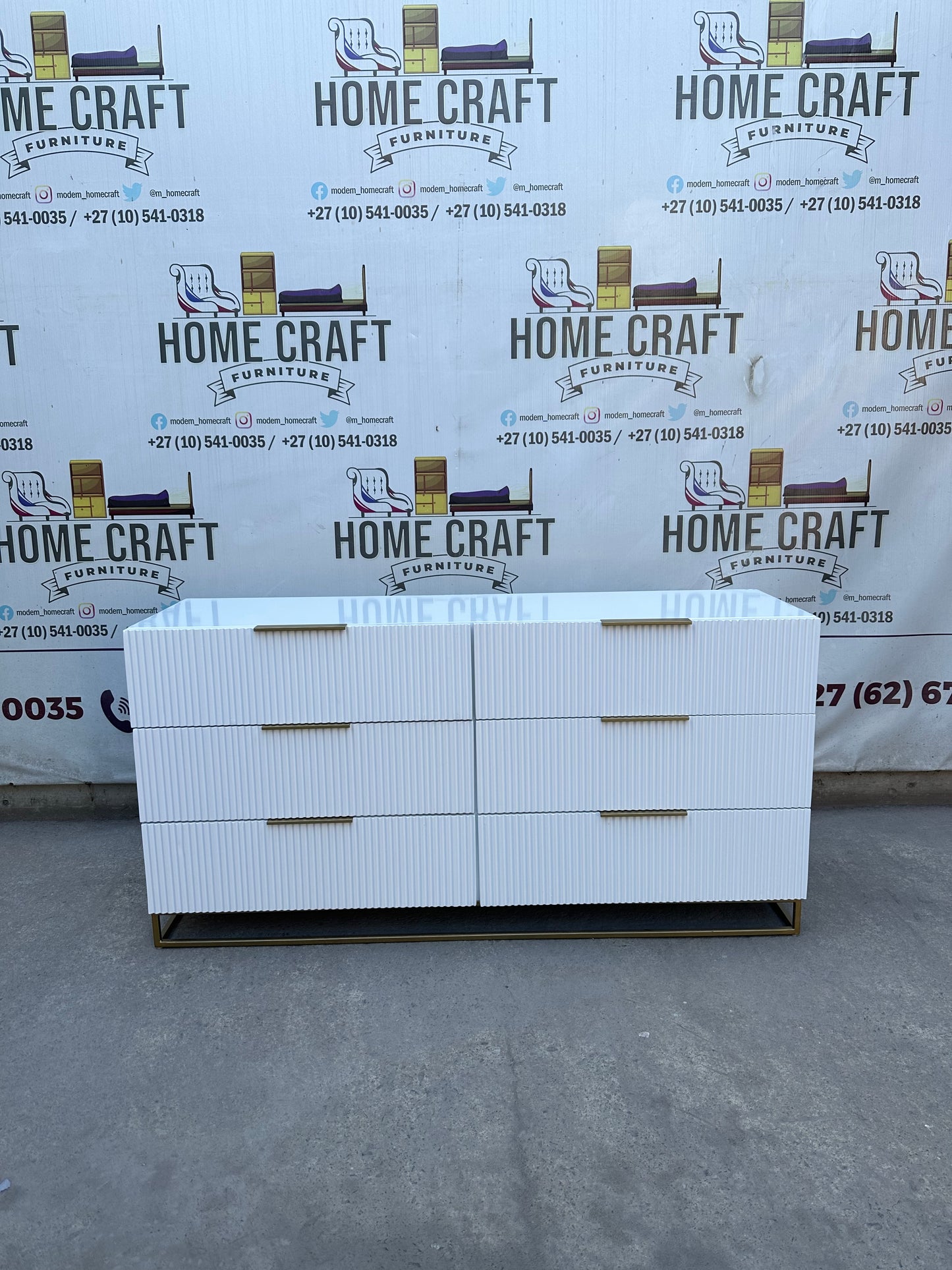 Rowheda - 6 Drawer Chest of Drawers