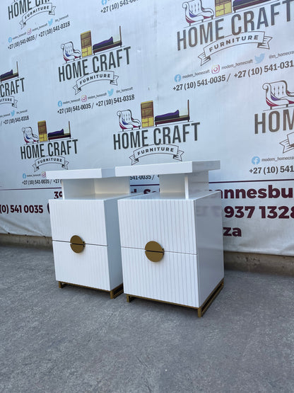 Khanyisa 2 Drawer Pedestals - Wood Veranda