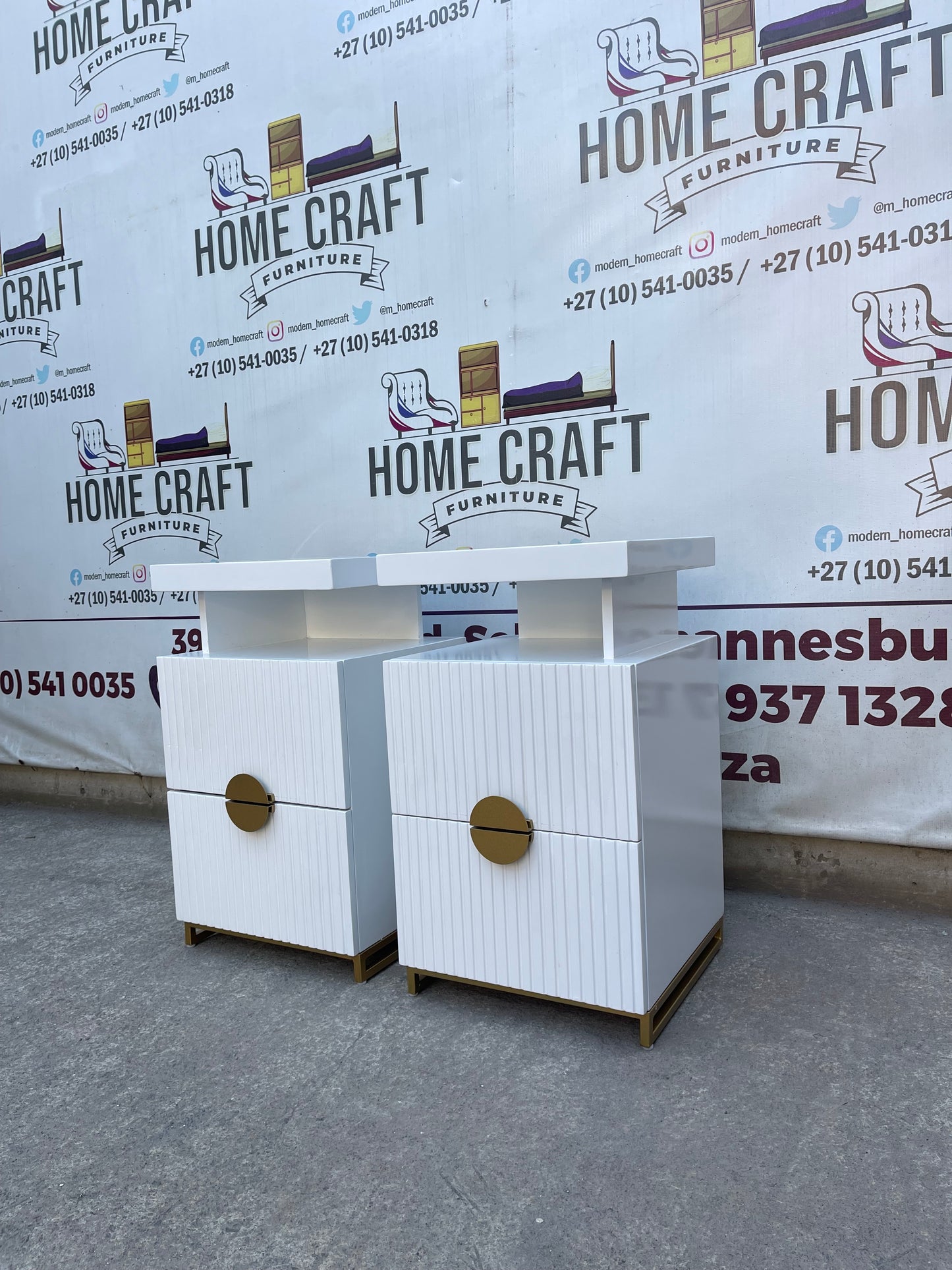 Khanyisa 2 Drawer Pedestals - Wood Veranda