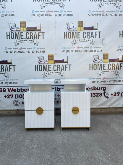 Khanyisa 2 Drawer Pedestals - Wood Veranda