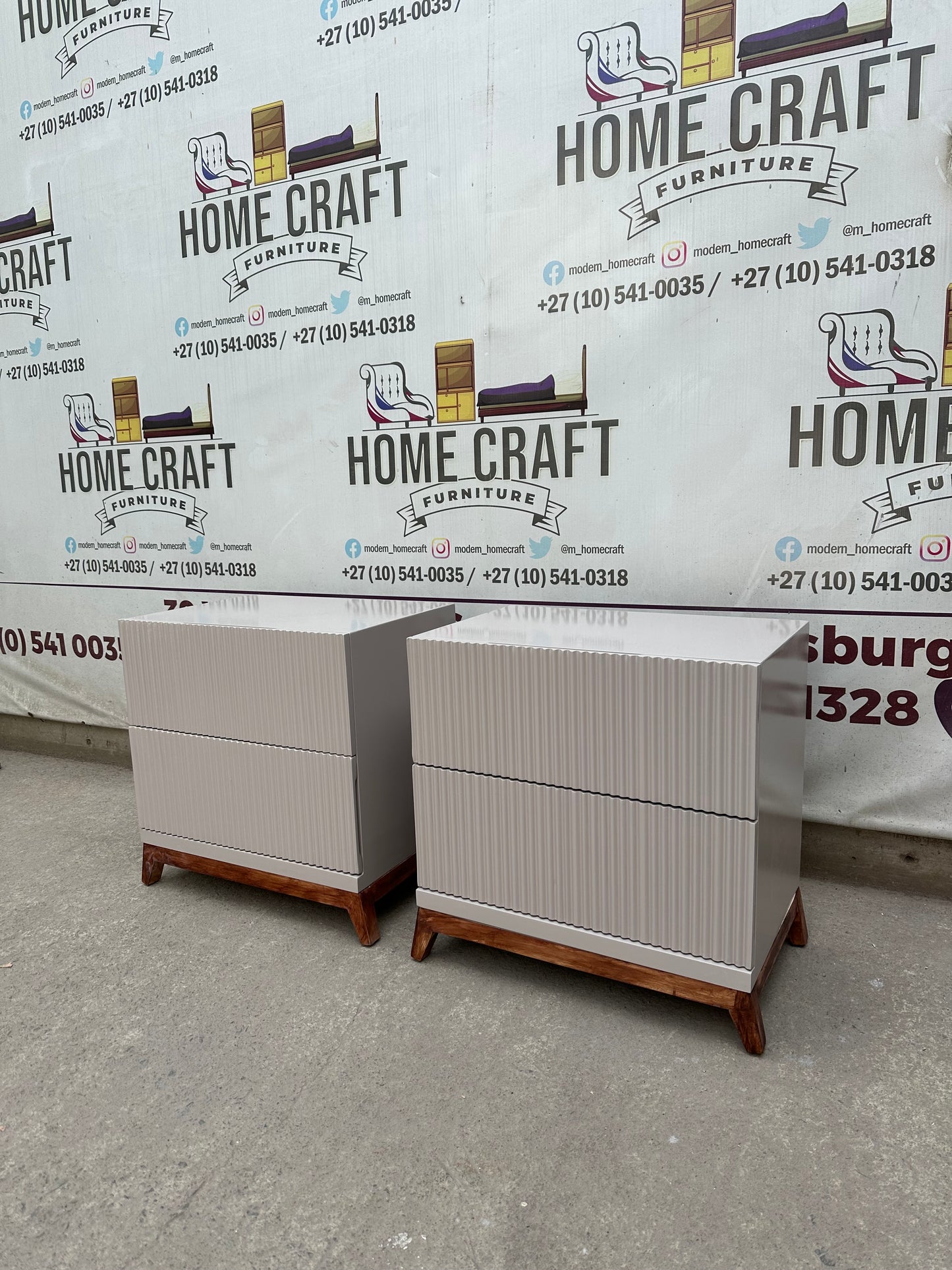 Moloko 2 Drawer Pedestals x 2