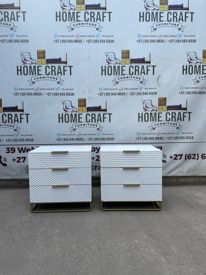 Diamond 3 Drawer Pedestals