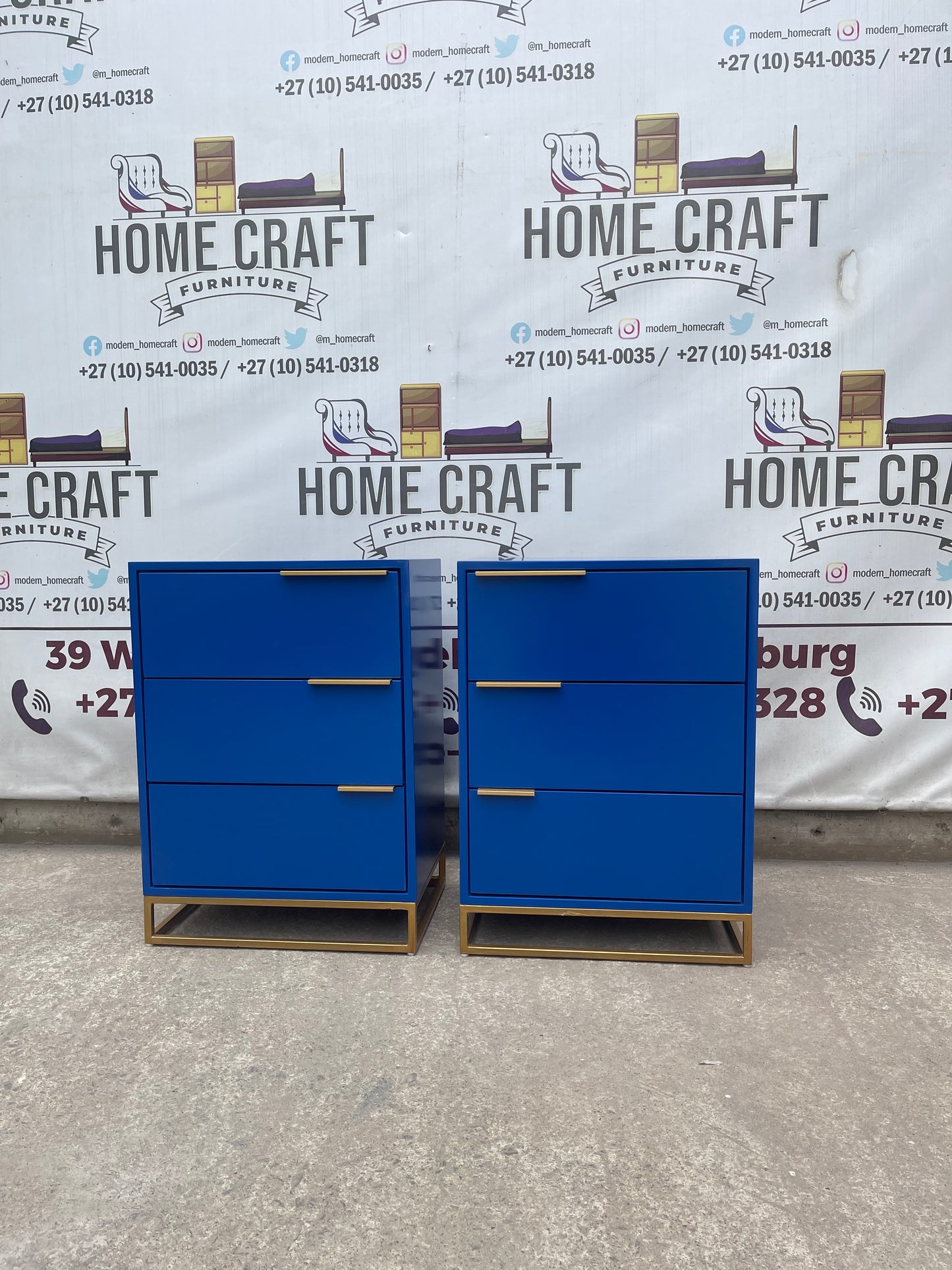 Thuli 3 Drawer Pedestals x 2