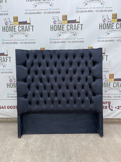 Headboard With Curved Edges - Black