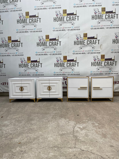 2 Door Pedestals & 2 Drawer Pedestals Combo
