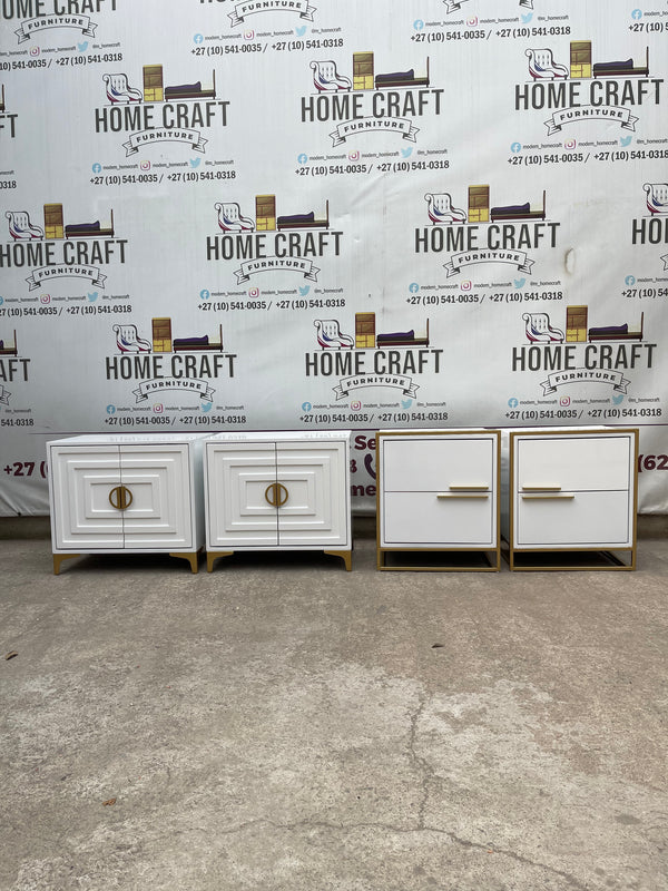 2 Door Pedestals & 2 Drawer Pedestals Combo