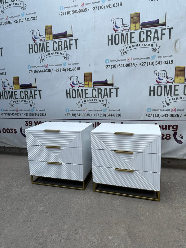 Diamond 3 Drawer Pedestals