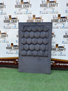 Single Headboard Honeycomb - Dark Grey
