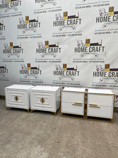 2 Door Pedestals & 2 Drawer Pedestals Combo