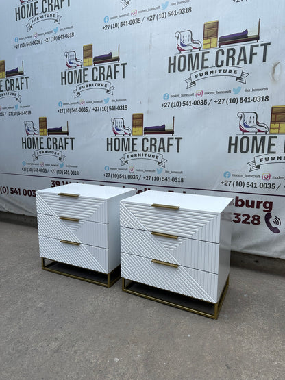 Diamond 3 Drawer Pedestals