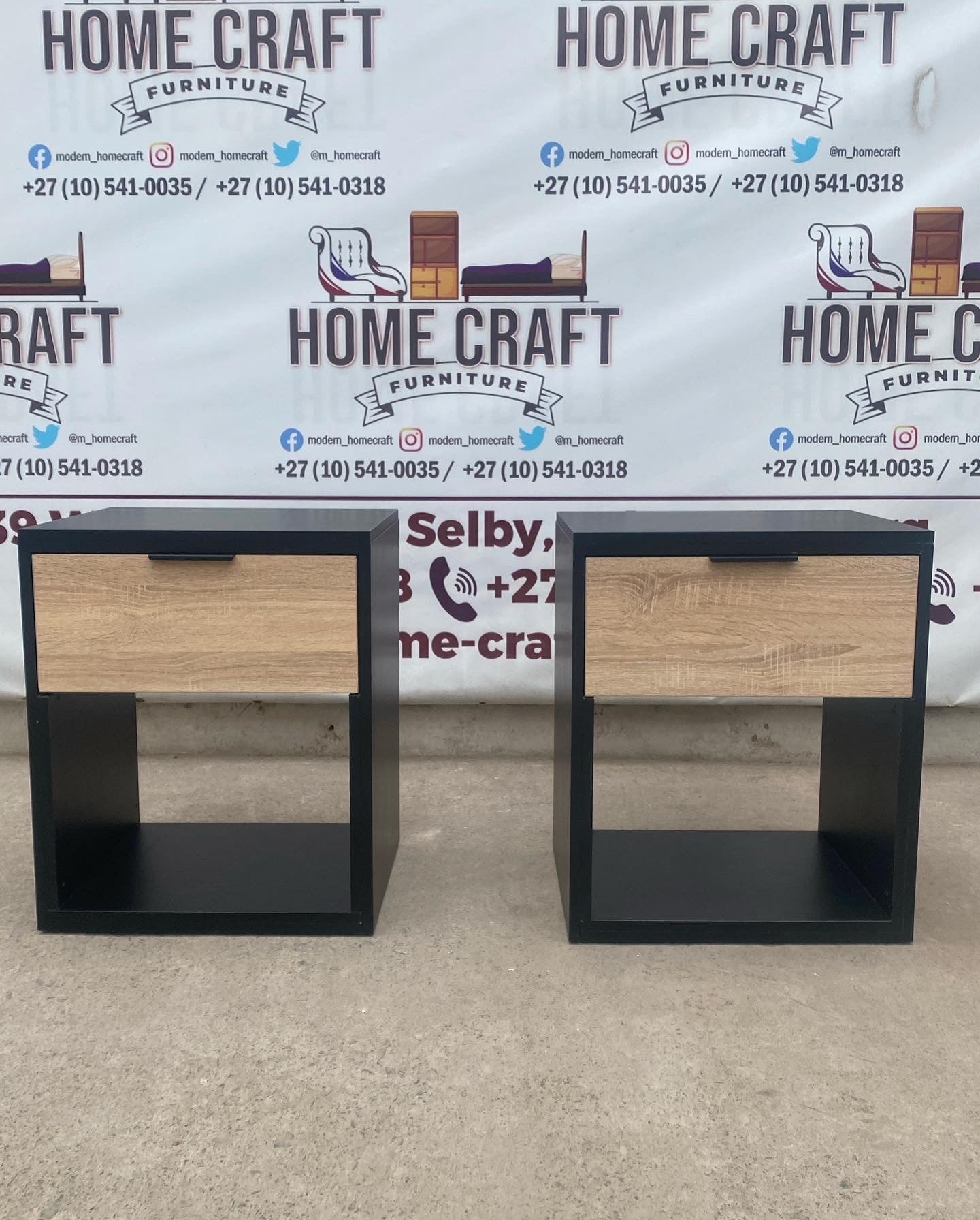 1 Drawer Bottom Shelf Pedestals