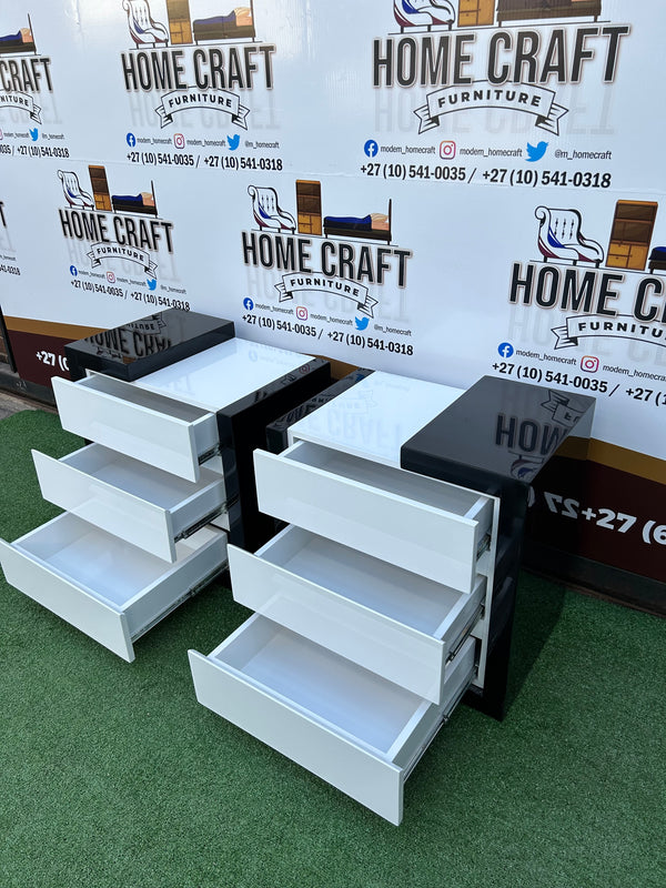 45 * 3 Drawer Pedestals - Wood Cover