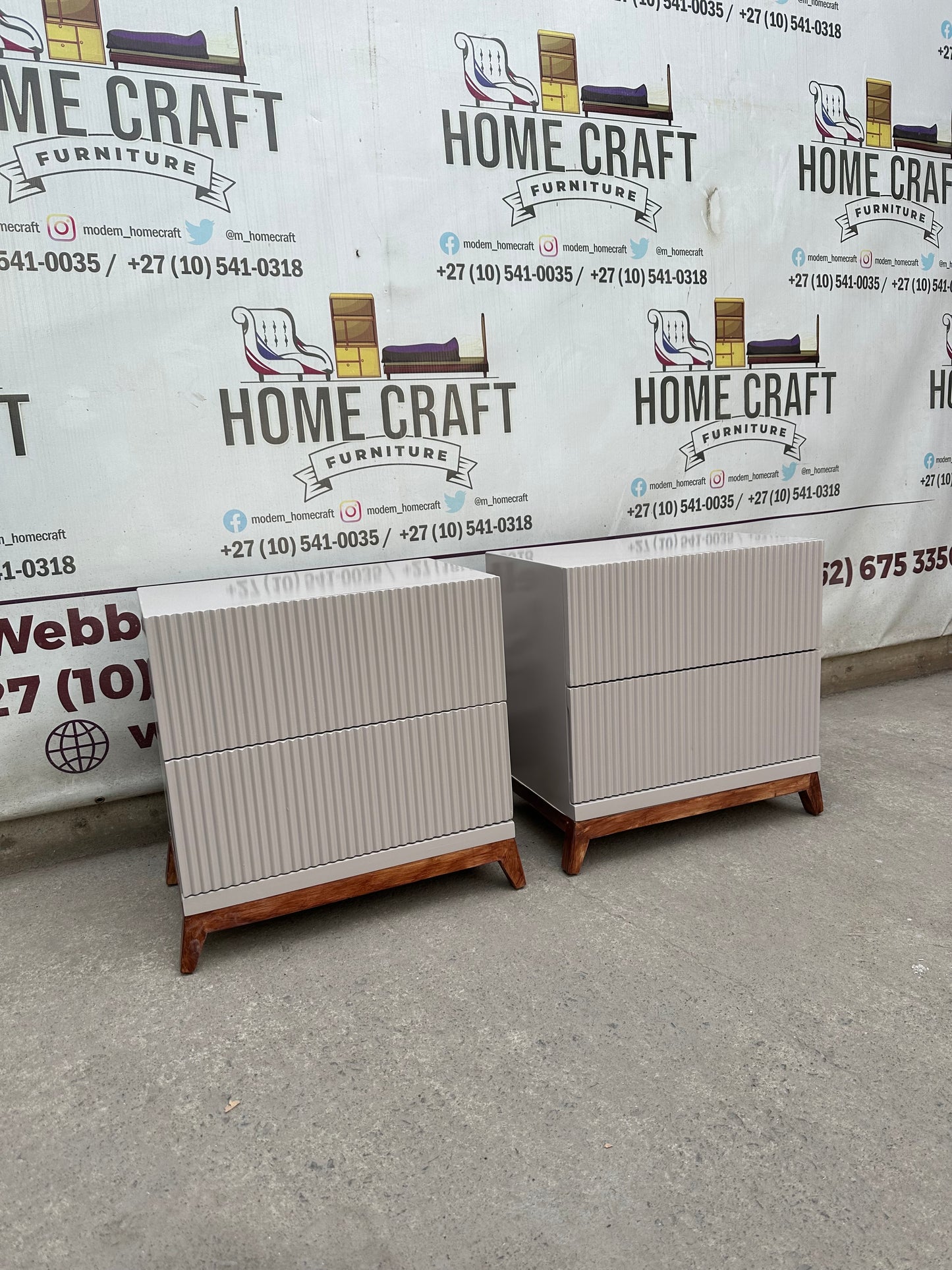 Moloko 2 Drawer Pedestals x 2