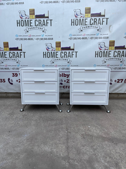 Bongi - 6mm Face Design, 3 Drawer Pedestals