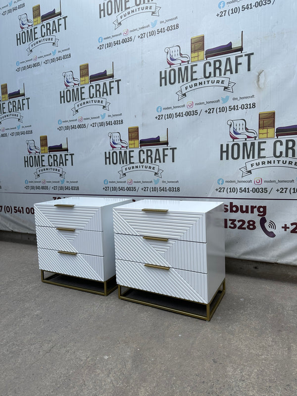 Diamond 3 Drawer Pedestals