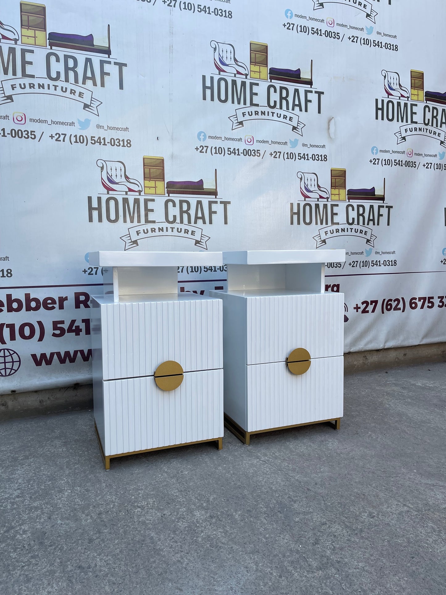 Khanyisa 2 Drawer Pedestals - Wood Veranda