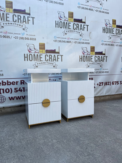 Khanyisa 2 Drawer Pedestals - Wood Veranda