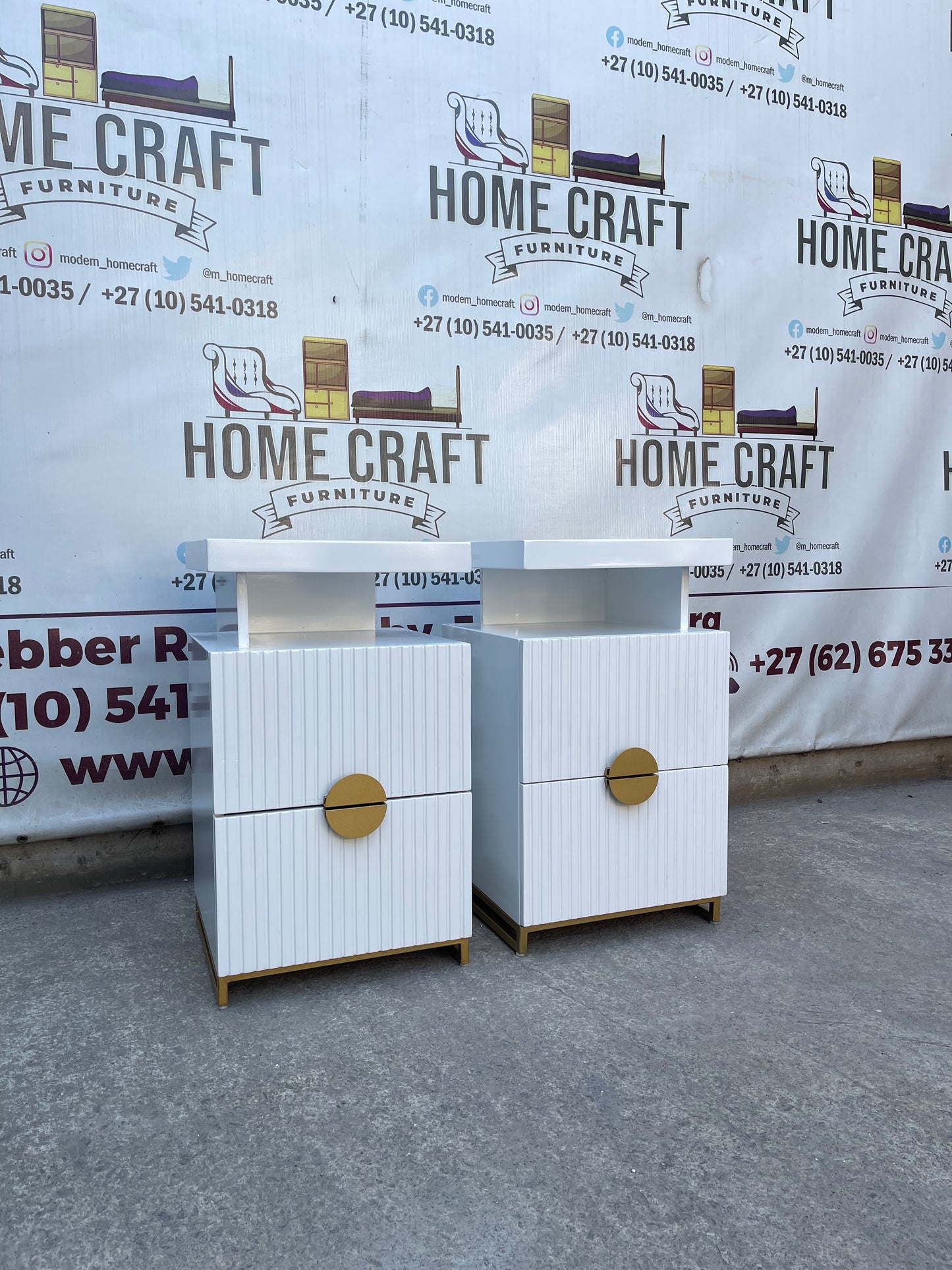 Khanyisa 2 Drawer Pedestals - Wood Veranda