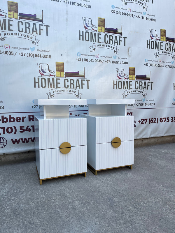 Khanyisa 2 Drawer Pedestals - Wood Veranda