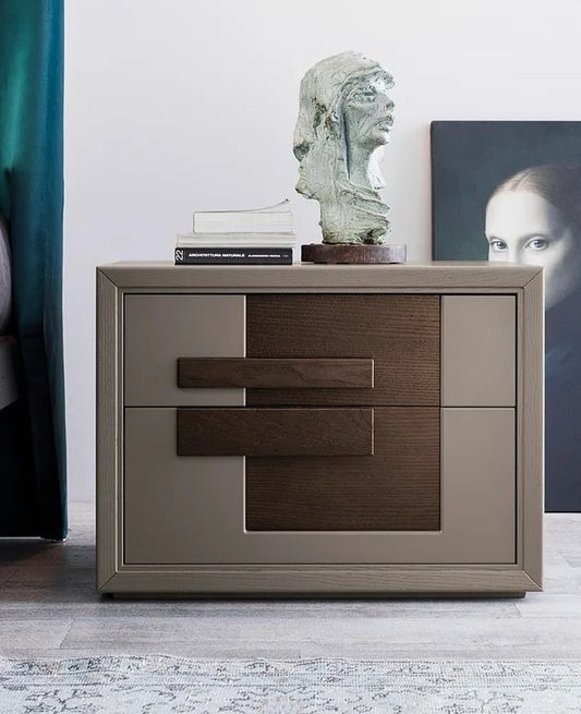 2 Drawer Pedestals - Oak Faces