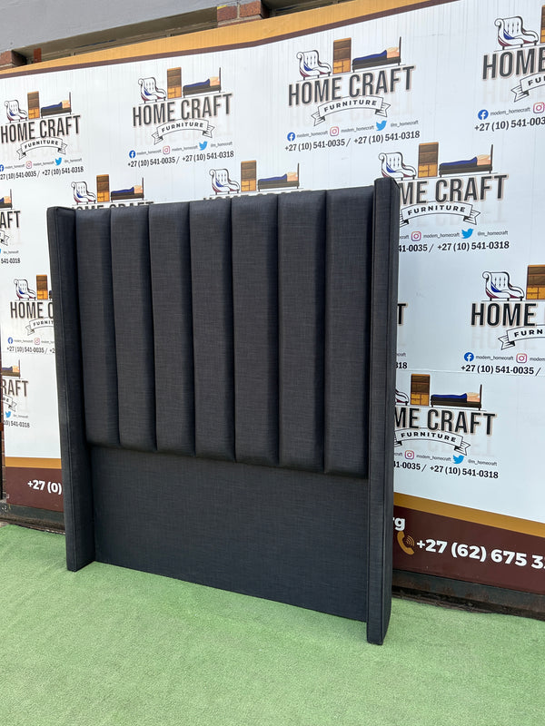 Straight Panels Headboard With Wings