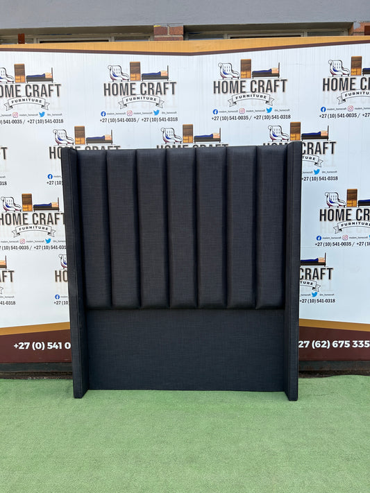 Straight Panels Headboard With Wings
