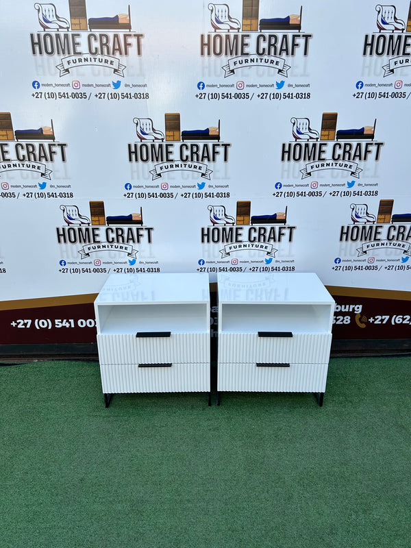 2 Drawer Pedestals x 2 (Top Shelf)