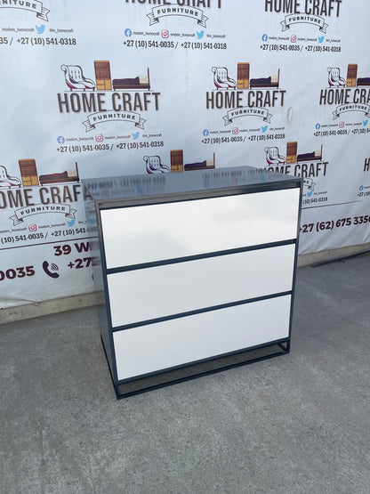 Kevin Chest of Drawers ( White & Grey )