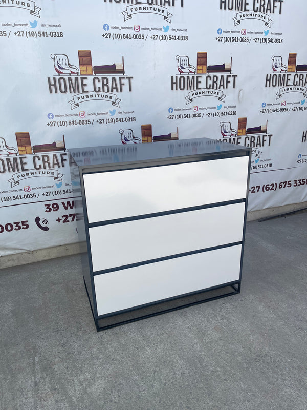 Kevin Chest of Drawers ( White & Grey )